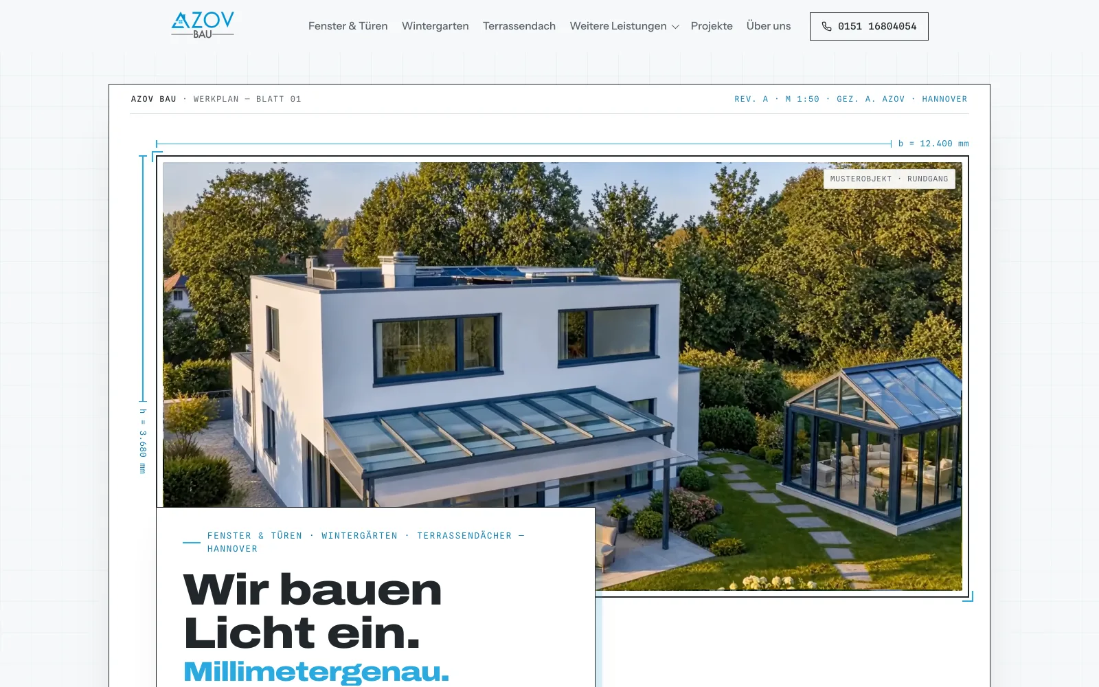 azov bau – fenster & wintergärten, hannover